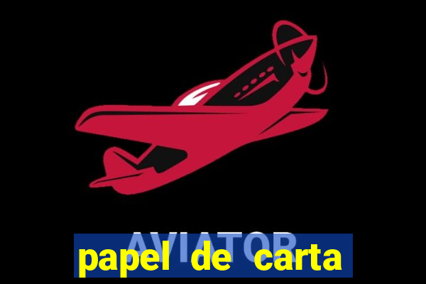 papel de carta masculino para imprimir
